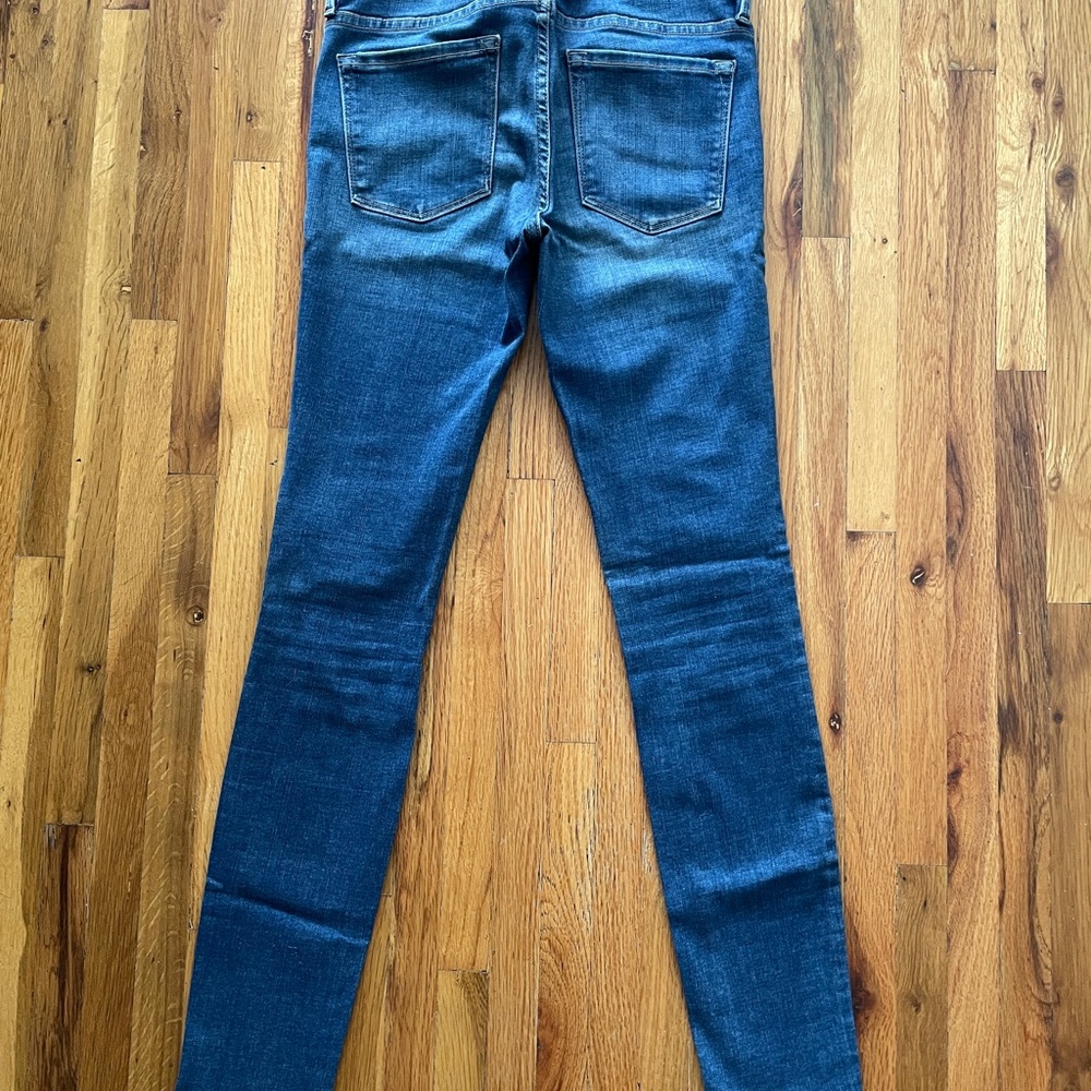 Frame Denim Dark Blue Skinny Jeans - Picture 3 of 4
